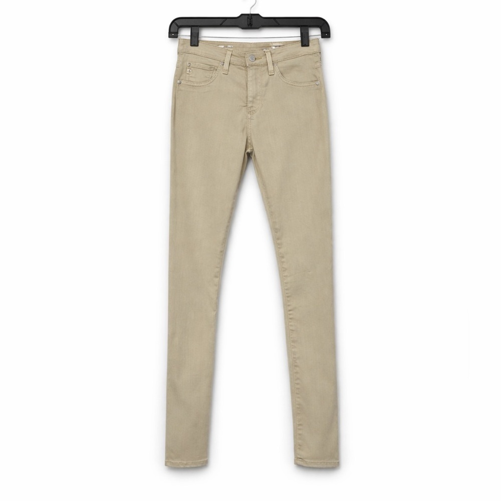 AG Farrah Ankle Seamless Skinny Jeans | Light Sage Green | NWT